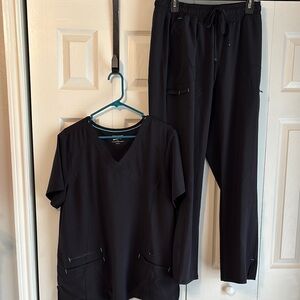 Scrubstar Black Scrub Set